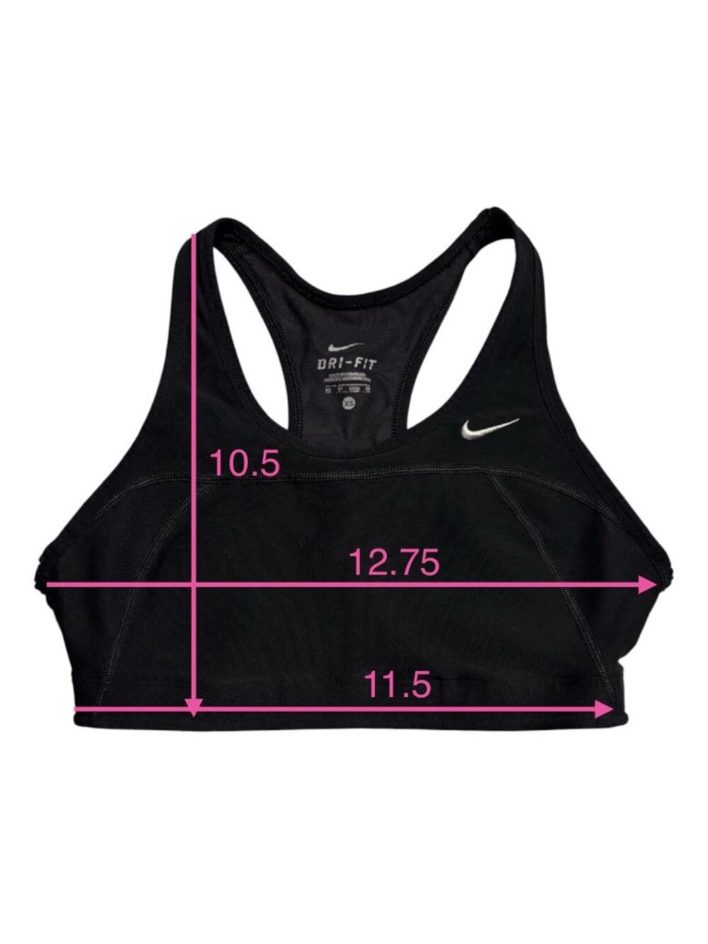Nike Dri-Fit Sports Bra - Size XS - Picture 2 of 5
